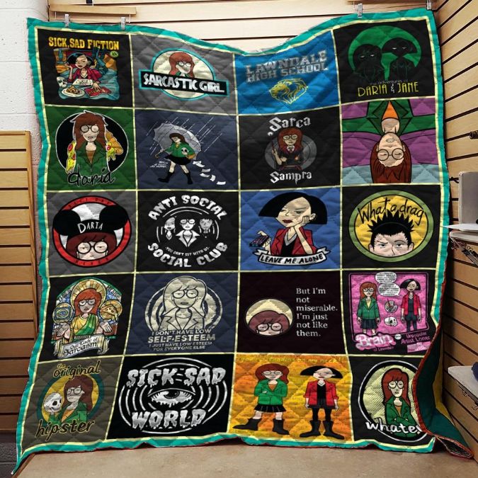 Daria Quilt Blanket for Vintage Fans