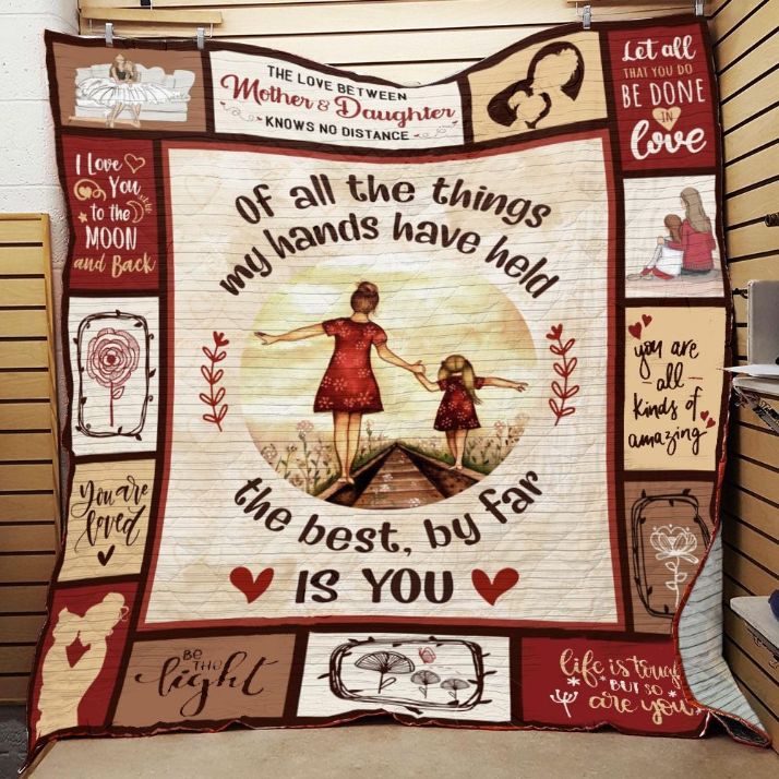 Daughter and Mom I Love You Quilt Blanket - Perfect for Family Bonding
