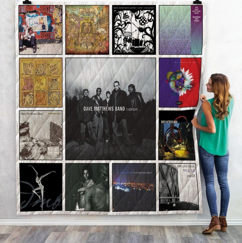 Dave Matthews Band Best Albums Quilt Bedding Set for Fans