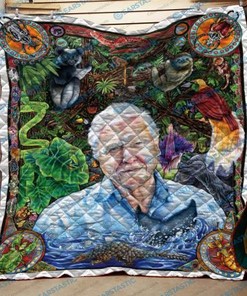 David Attenborough Inspired Art Quilt Bedding Set for Animal Lovers