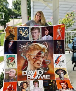 David Bowie Combine Quilt Blanket - Cozy and Warm Gift for Music Lovers