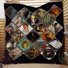 David Bowie Quilt Blanket for Bowie Fans