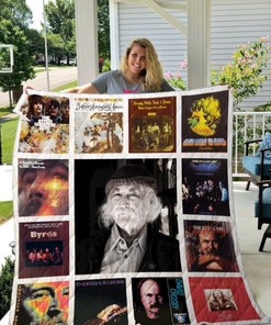 David Crosby Inspired Quilt Bedding Set for Music Lovers