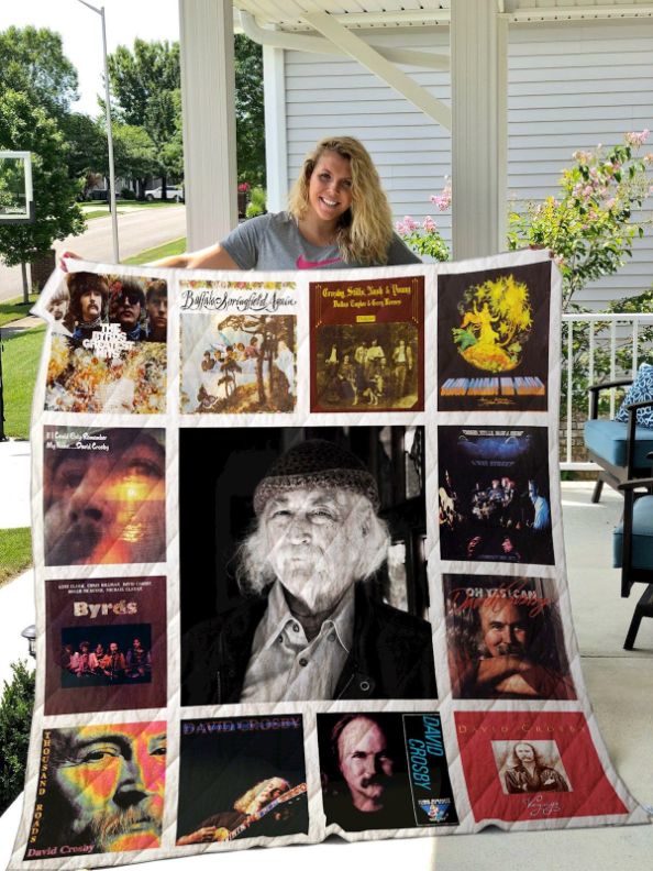 David Crosby Inspired Quilt Bedding Set for Music Lovers