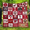 Davidson Wildcats NCAA Collection Combined Quilt Blanket for Families