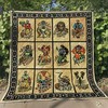 Day Of The Dead Quilt Bedding Set with Traditional Design