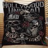 Day Of The Dead Skull Washable Handmade Quilted Bedding Set - Perfect for a Festive Night