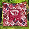 Dayton Flyers NCAA Love Quilt Blanket for Flyers Fans