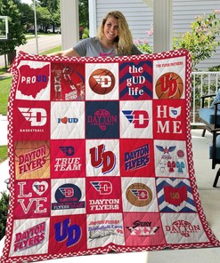 Dayton Flyers NCAA Quilt Blanket for Daytons Fans