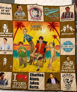 Dd Two And A Half Men Quilt Blanket Ver.0117 Comfy Bedding Set