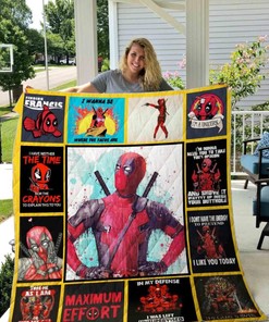 Deadpool Comics Collection Quilt Bedding Set for Fans