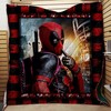 Deadpool Fabric 3d Quilt Blanket for Fans