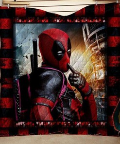 Deadpool Fabric 3d Quilt Blanket for Fans