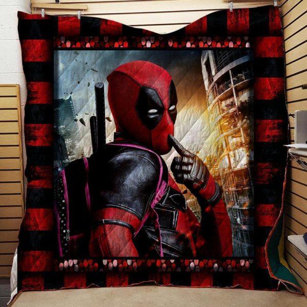 Deadpool Fabric 3d Quilt Blanket for Fans