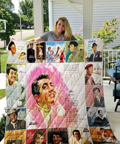 Dean Martin Love Quilt Blanket with Timeless Elegance