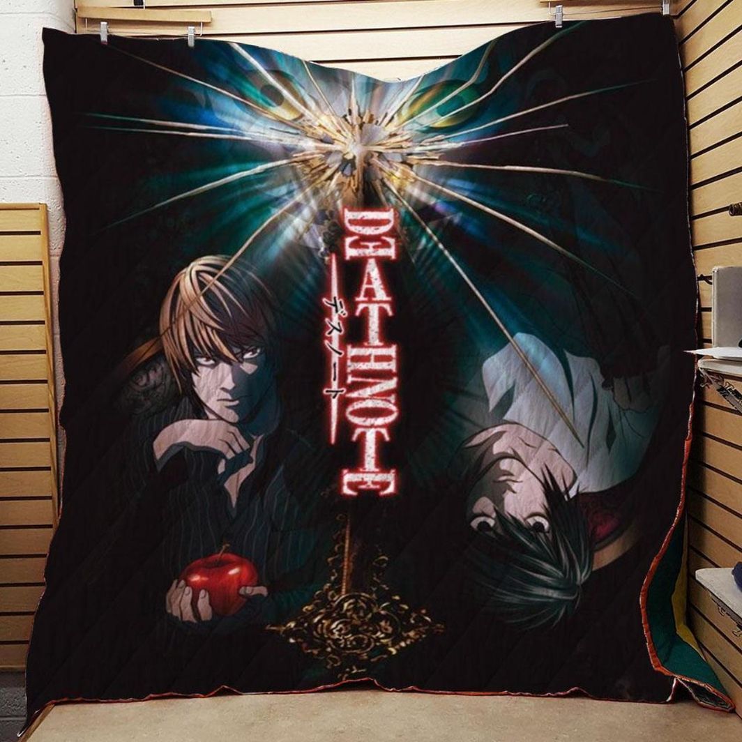 Death Note Quilt Blanket with Bed Set Cute