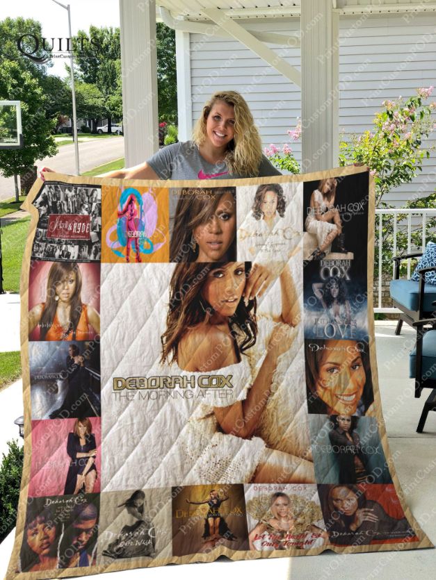 Deborah Cox Albums For Girls Ver Collection Quilt Blanket, Must-Have for R&B Fans