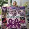 Deep Purple Fans Collected Quilt Bedding Set