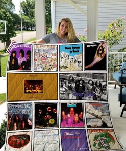 Deep Purple Machine Head Album Art Quilt Blanket