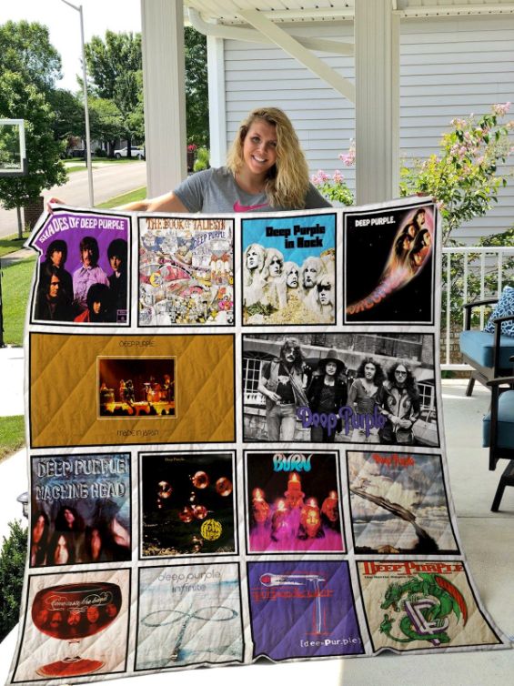 Deep Purple Machine Head Album Art Quilt Blanket