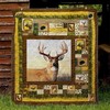 Deer Camo Pattern Quilt Blanket: A Comfortable and Stylish Addition To Your Room