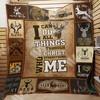 Deer Hunting I Like Big Bucks Hunting Lo Quilt Blanket for Hunting Lovers