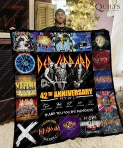 Def Leppard Collection Quilt Bedding Set for Fans of the Band