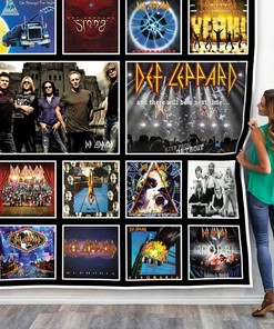 Def Leppard Rock Band Collection Quilt Blanket, Ideal for Fans