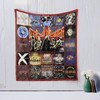 Def Leppard Vintage Rock Band Quilted Comforter - Twin Size