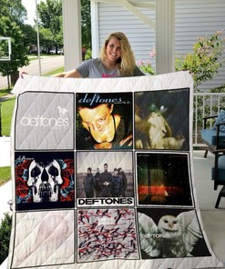 Deftones Collection Quilt Blanket for Metal Music Fans