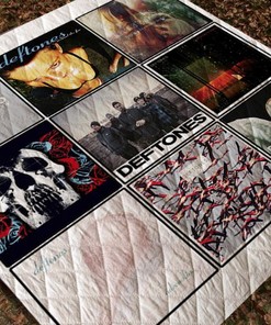 Deftones Quilt Bedding Set with Quotes for Music Lovers