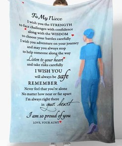 Delight a Niece with this Cute Nurse From Aunt Quilt Bedding Set