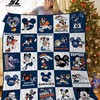 Den Broncos Mickey Mouse Quilt Blanket - NFL Denver Broncos Mickey Mouse Quilt Bedding Set