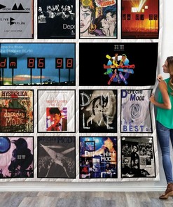 Depeche Mode Albums Collection Quilt Blanket - A Must-Have for Fans