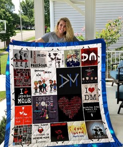 Depeche Mode Collection Quilt Bedding Set with Quilt Blanket, Great Gifts for Fans