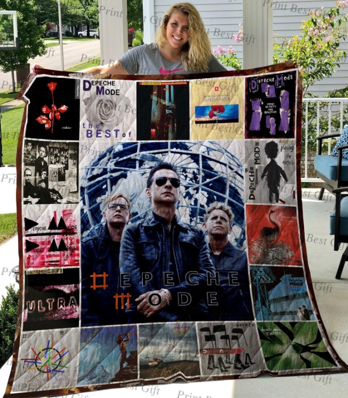 Depeche Mode Limited Edition M310742 Vintage Quilt Blanket with Keywords