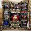 Desert Storm Veterans Quilt Blanket THH796: Ideal for Cold Nights