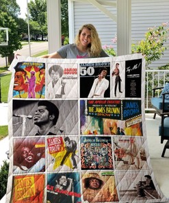 Design James Brown Albums Ver Collection Quilt Blanket, Celebrating the Godfather of Soul