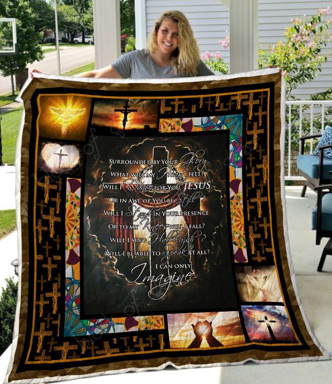 Design Jesus In My Heart - Religious Quilt Bedding Set