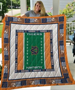 Design NCAA Auburn Tigers Combine Quilt Bedding Set for Fans