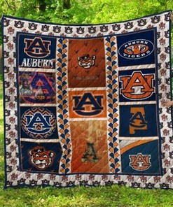Designs NCAA Auburn Tigers Quilt Bedding Set for Fans