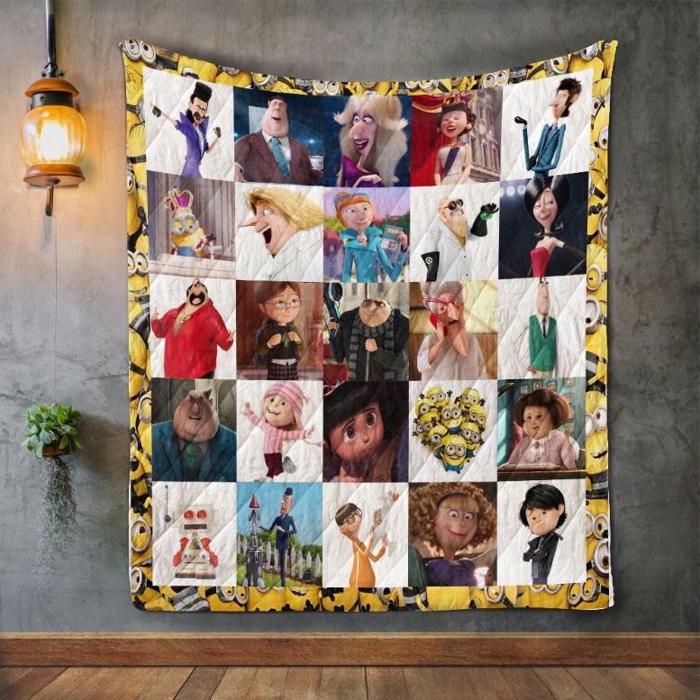 Despicable Me Quilt Bedding Set for Animation Fans