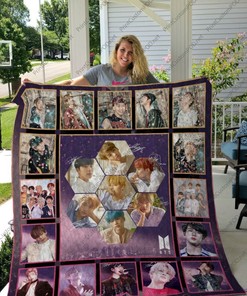 Detailed BTS Wings Love Yourself Quilt Blanket for Fans