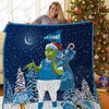 Detroit Lions Grinch Quilt Bedding Set for Sports Fans