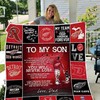 Detroit Red Wings Love Letter Quilt Bedding Set for Hockey Admirers