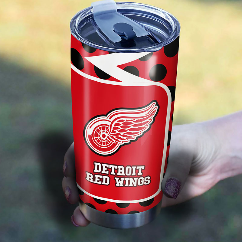 Detroit Red Wings NHL Tumbler - Perfect Tumbler for NHL Fans - Image 2