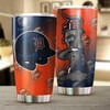 Detroit Tigers MLB Tumbler with Adorable Dog Design for Dog-loving Baseball Fans