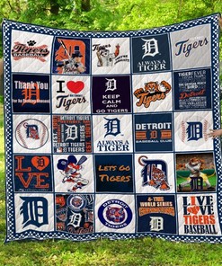 Detroit Tigers Quilt Blanket To Celebrate Team Spirit