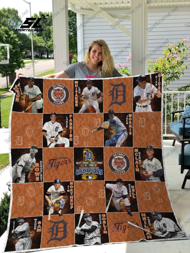 Detroit Tigers The Players Quilt Bedding Set - Perfect for Every Fan