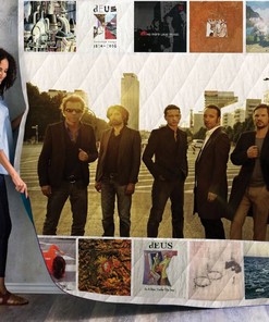 Deus Album Quilt Blanket for Music Lovers